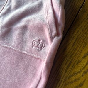 Juicy Couture Pink Velour Garment